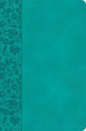 KJV Giant Print Reference Bible, Teal Leathertouch, Indexed de Holman Bible Publishers