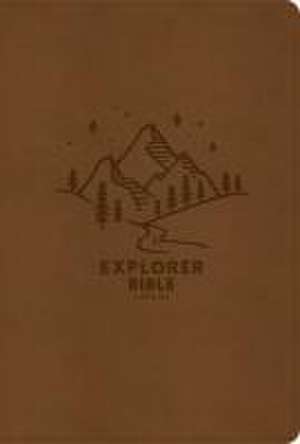 KJV Explorer Bible for Kids, Brown Leathertouch, Indexed de Holman Bible Publishers