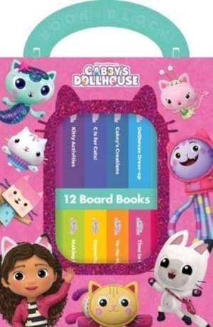 DreamWorks Gabby's Dollhouse 12 Board Books de Pi Kids