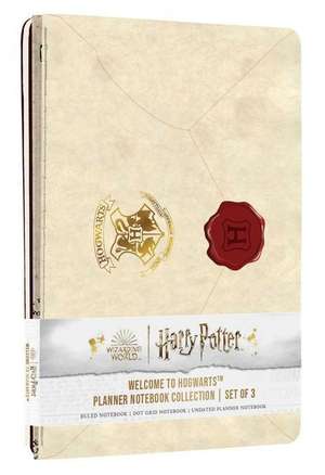 Harry Potter: Welcome to Hogwarts Planner Notebook Collection (Set of 3) de Insight Editions