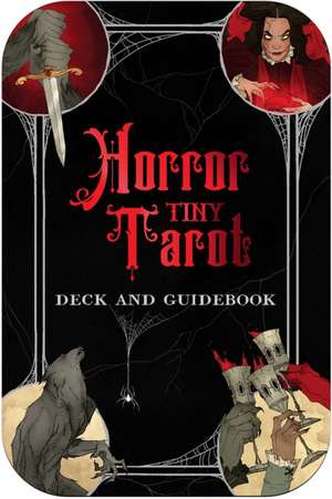 Horror Tiny Tarot Deck and Guidebook de Minerva Siegel