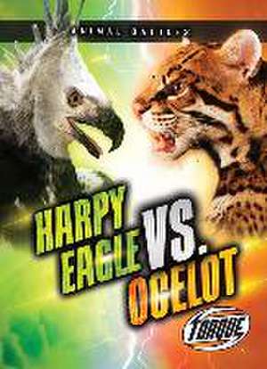 Harpy Eagle vs. Ocelot de Nathan Sommer