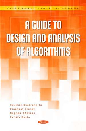 A Guide to Design and Analysis of Algorithms de Naghma Khatoon