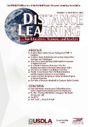 Distance Learning Vol 19 Issue 3 de Michael Simonson