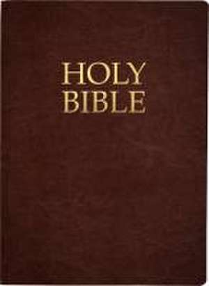 Kjver Holy Bible, Large Print, Mahogany Genuine Leather, Thumb Index de Whitaker House