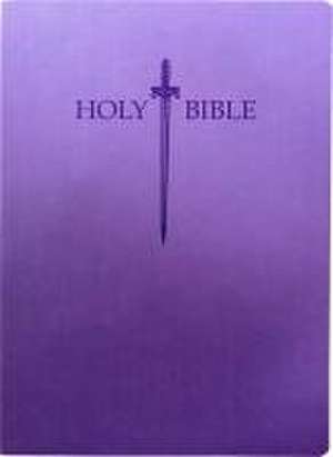 Kjver Sword Holy Bible, Large Print, Royal Purple Ultrasoft, Thumb Index de Whitaker House