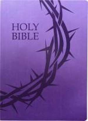 Kjver Holy Bible, Crown of Thorns Design, Large Print, Royal Purple Ultrasoft de Whitaker House