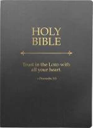 KJV Holy Bible, Trust in the Lord Life Verse Edition, Large Print, Black Ultrasoft de Whitaker House