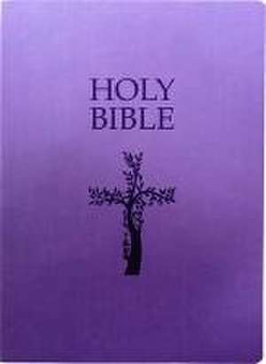 KJV Holy Bible, Cross Design, Large Print, Royal Purple Ultrasoft de Whitaker House