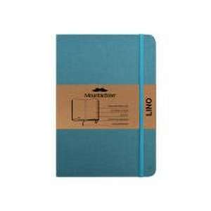 Moustachine Classic Linen Hardcover Ocean Water Blue Blank Large de Moustachine