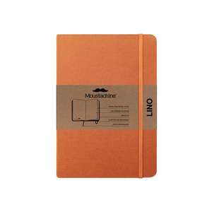 Moustachine Classic Linen Hardcover Ochre Blank Medium de Moustachine