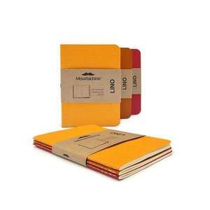 Moustachine Slim Yellows and Reds Blank Passport de Moustachine