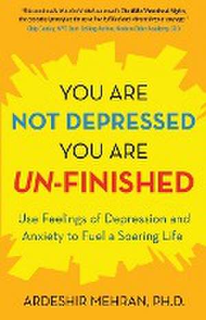 You Are Not Depressed. You Are Un-Finished. de Ardeshir Mehran