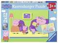 Children's puzzle 2x12 Teile - Peppa Wutz - Zuhause bei Peppa