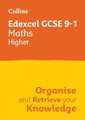 Edexcel GCSE 9-1 Maths Higher Organise and Retrieve Your Knowledge