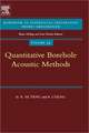 Quantitative Borehole Acoustic Methods