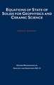 Equations of State of Solids in Geophysics and Ceramic Science