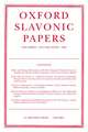 Oxford Slavonic Papers: Volume XXXIII (2000)