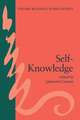 Self-Knowledge