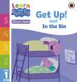 Learn with Peppa Phonics Level 1 Book 4 - Get Up! and In the Bin (Phonics Reader)