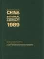 China Statistical Abstract 1989