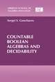 Countable Boolean Algebras and Decidability