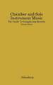 Chamber and Solo Instrument Music