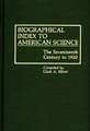 Biographical Index to American Science: The Seventeenth Century to 1920