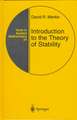 Introduction to the Theory of Stability