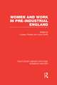 Women and Work in Pre-industrial England