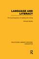 Language and Literacy (RLE Linguistics C: Applied Linguistics): The Sociolinguistics of Reading and Writing