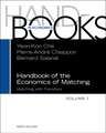 Handbook of the Economics of Matching