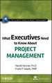 What Executives Need to Know about Project Management