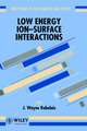 Low Energy Ion–Surface Interactions