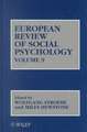 European Review of Social Psychology V 9