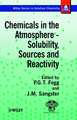 Chemicals in the Atmosphere – Solubility, Sources & Reactivity