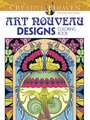 Creative Haven Art Nouveau Designs Collection Coloring Book