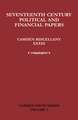 Seventeenth-Century Parliamentary and Financial Papers: Camden Miscellany XXXIII