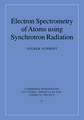 Electron Spectrometry of Atoms using Synchrotron Radiation