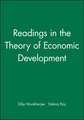 Readings in the Theory of Economic Development