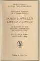 James Boswell's "Life of Johnson": An Edition of the Original Manuscript