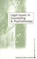 Legal Issues in Counselling & Psychotherapy