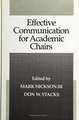 Effective Communication for Academic Chairs