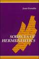 Sources of Hermeneutics