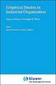 Empirical Studies in Industrial Organization: Essays in Honor of Leonard W. Weiss