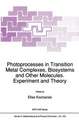 Photoprocesses in Transition Metal Complexes, Biosystems and Other Molecules, Experiment and Theory