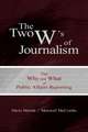 The Two W's of Journalism: The Why and What of Public Affairs Reporting