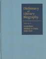 Dictionary of Literary Biography: American Writers in Paris 1920-1939