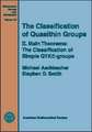 The Classification of Quasithin Groups: II. Main Theorems: The Classification of Simple QTKE-groups