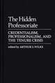 The Hidden Professoriate: Credentialism, Professionalism, and the Tenure Crisis